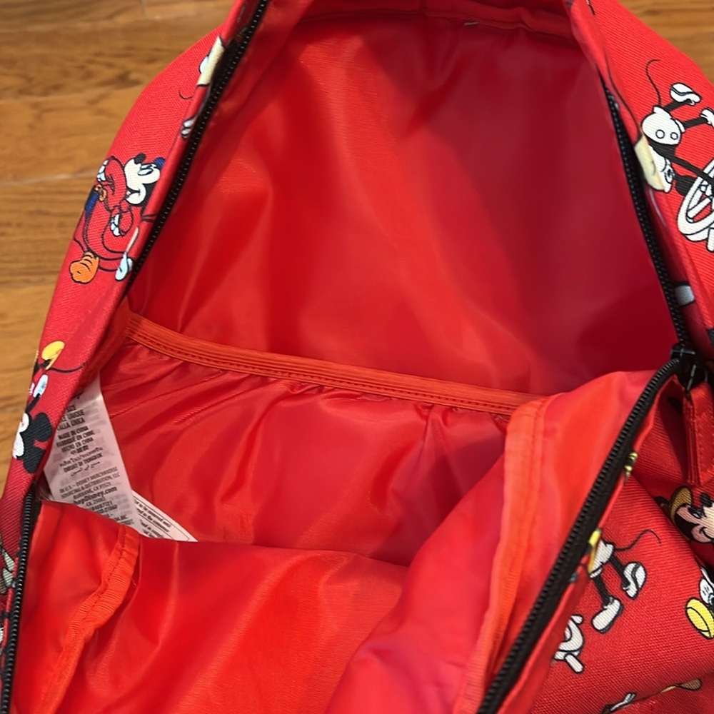 Red Mickey Mouse Backpack - Picture 4 of 5